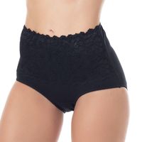 Pantaleta Maxi De Algodón Con Encaje