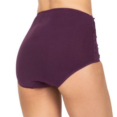 Imagen 2 del producto Pantaleta Maxi De Algodón Con Encaje