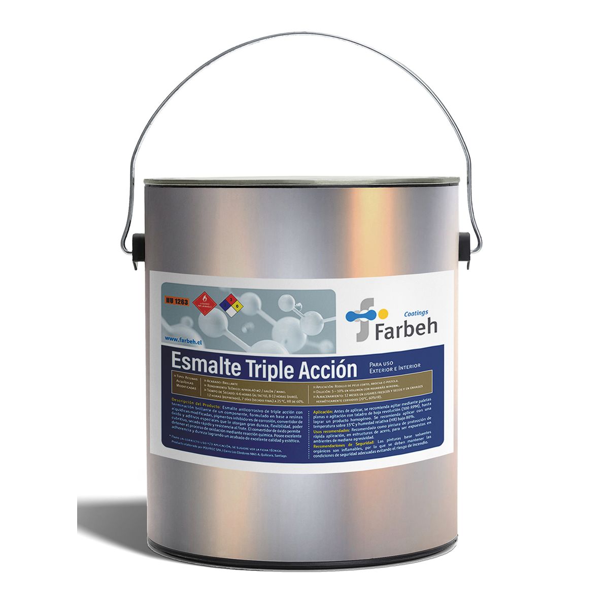 GENERICO - Esmalte anticorrosivo triple acción 1 galón