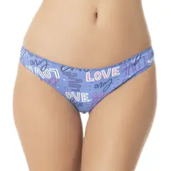 LADY GENNY - Tanga A La Cadera De Algodón Elasticado