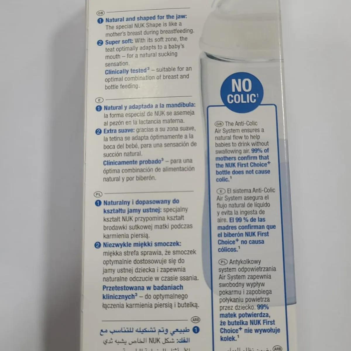 NUK - Mamadera minnie 6-18m 300ml NUK