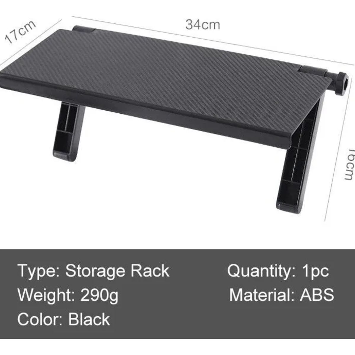 GENERICO - Estante Superior Para Pantallas Tv O Pc Ajustable Repisa