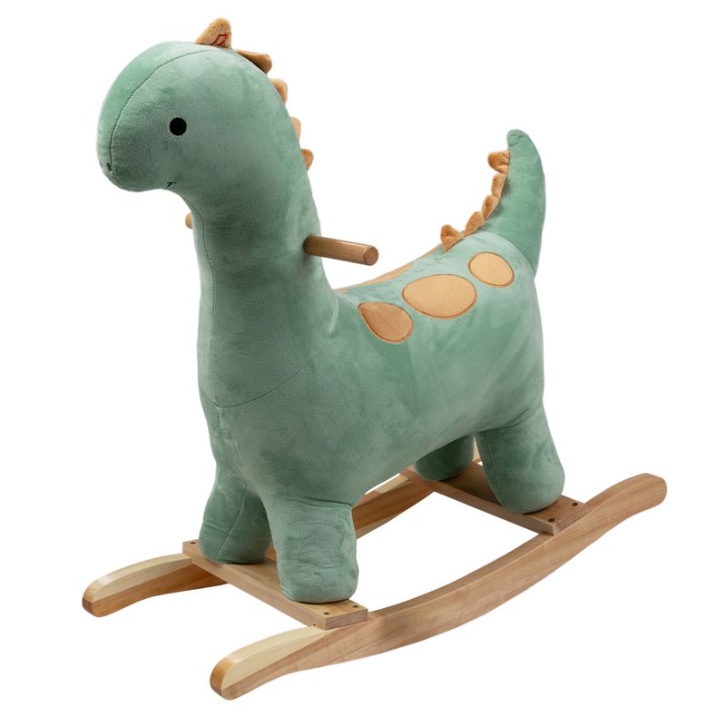 CARESTINO - Peluche Mecedor +18meses Dino Verde