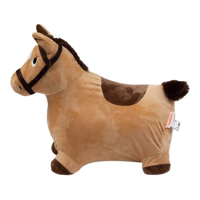 Imagen 2 del producto Saltarín de Peluche Inflable +18meses Caballo Marrón