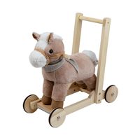 Peluche Caminador y Pata Pata Caballo Beige