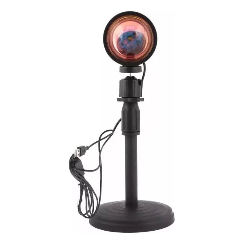 GENERICO - Sunset Proyector Lámpara Arco Iris Fondo Tiktok Influencer