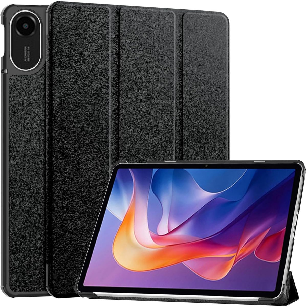 GENERICO - Funda Inteligente compatible con Xiaomi Redmi Pad 2 11" (2025) Negro
