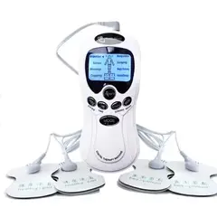 GENERICO - Electroestimulador Masajeador Muscular + 4 Parches
