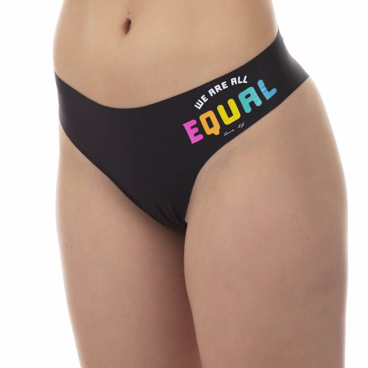 LADY GENNY - Tanga Invisible Con Corte Láser