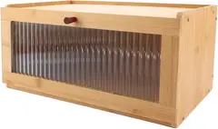 GENERICO - Cesta Panera Madera Caja De Pan Elegante