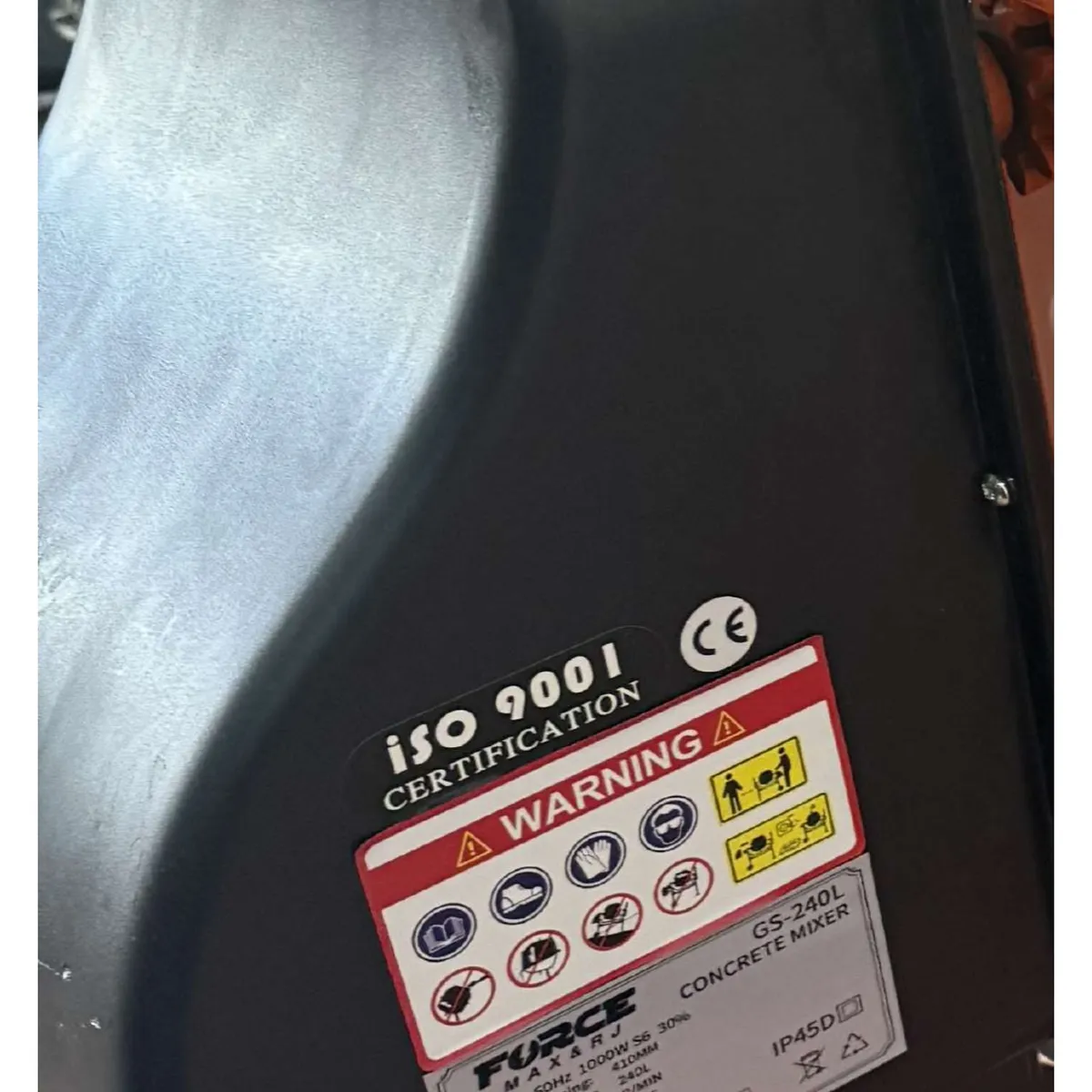 FORCE - BETONERA ELECTRICA 240 LITROS