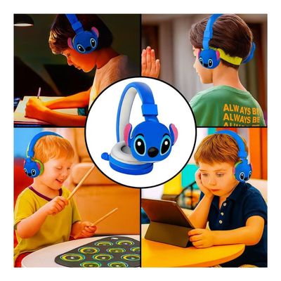 Imagen 2 del producto Audífonos Inalámbricos Stitch Con Bluetooth Para Niños