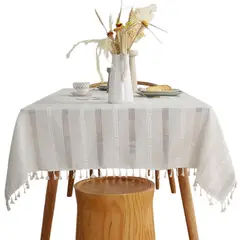 OEM - Mantel De Hule Mesa Cuadrado Diseño Linea 140x180cm