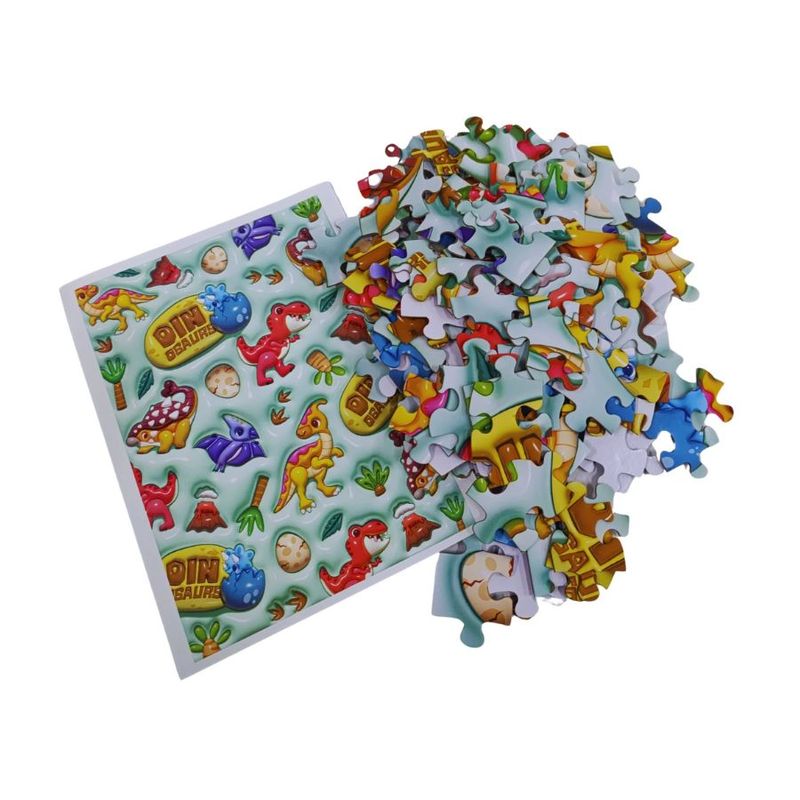 GENERICO - Puzzle 3D Dinosaurios Infantil 120 Piezas