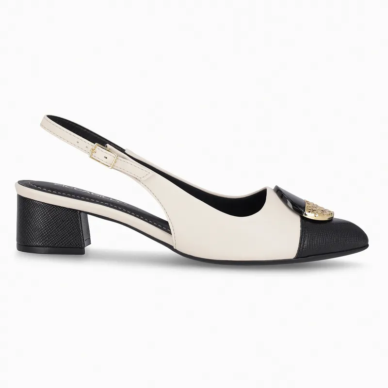 PICCADILLY - Zapato Mujer Negro/Crema Taci 80 Piccadilly