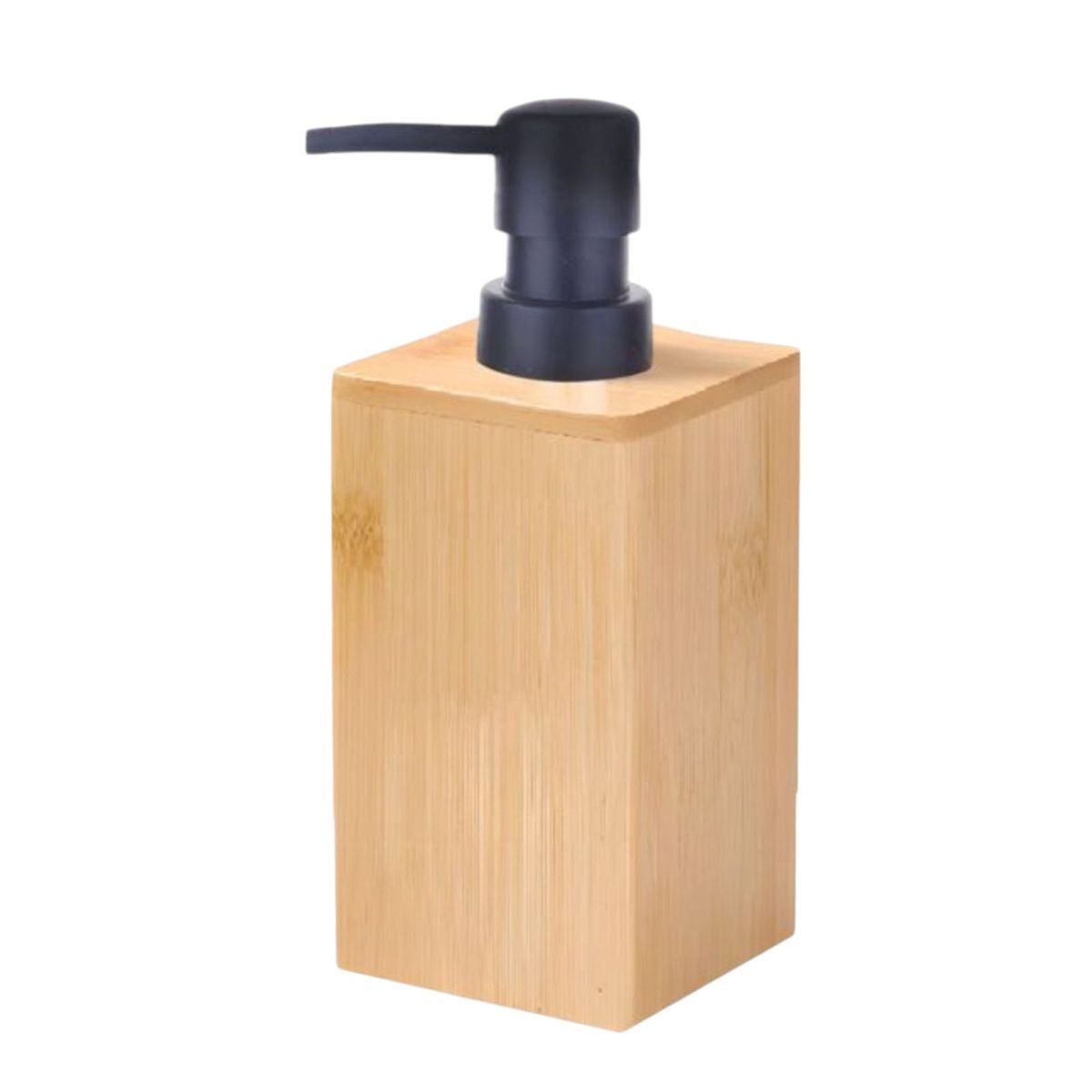 OEM - Dispensador Jabón Alcohol Gel Madera Cuadrado 400ml