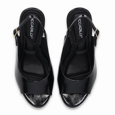 Imagen 2 del producto Sandalia Mujer Negro/Charol Cristine