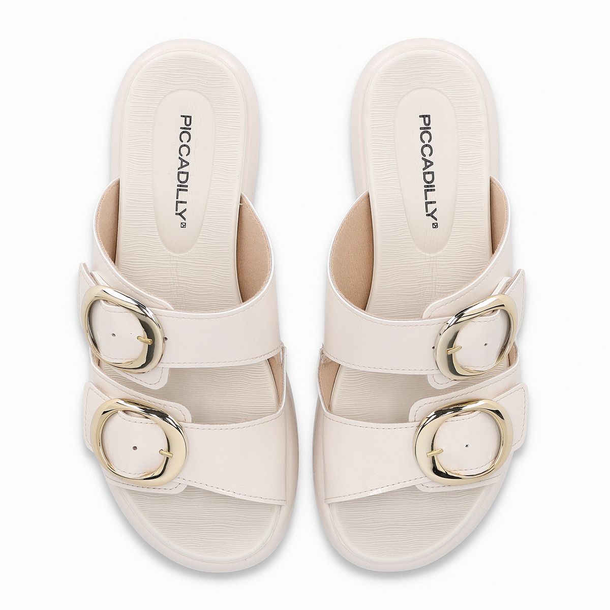 PICCADILLY - Sandalia Mujer Sol Crema/Dorado Piccadilly