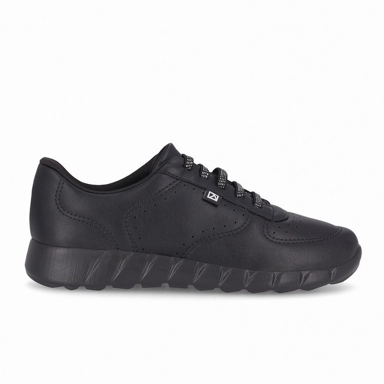 Zapatilla Mujer Negro/Crema Fabi 620
