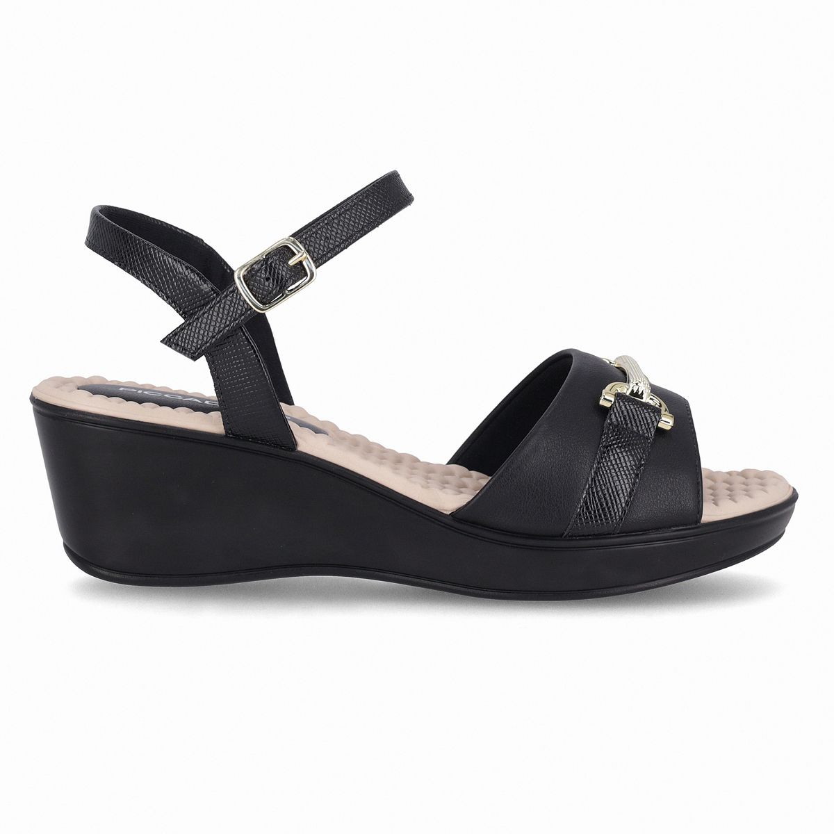 PICCADILLY - Sandalia Mujer Negro/Beige Cecilia 372 Piccadilly