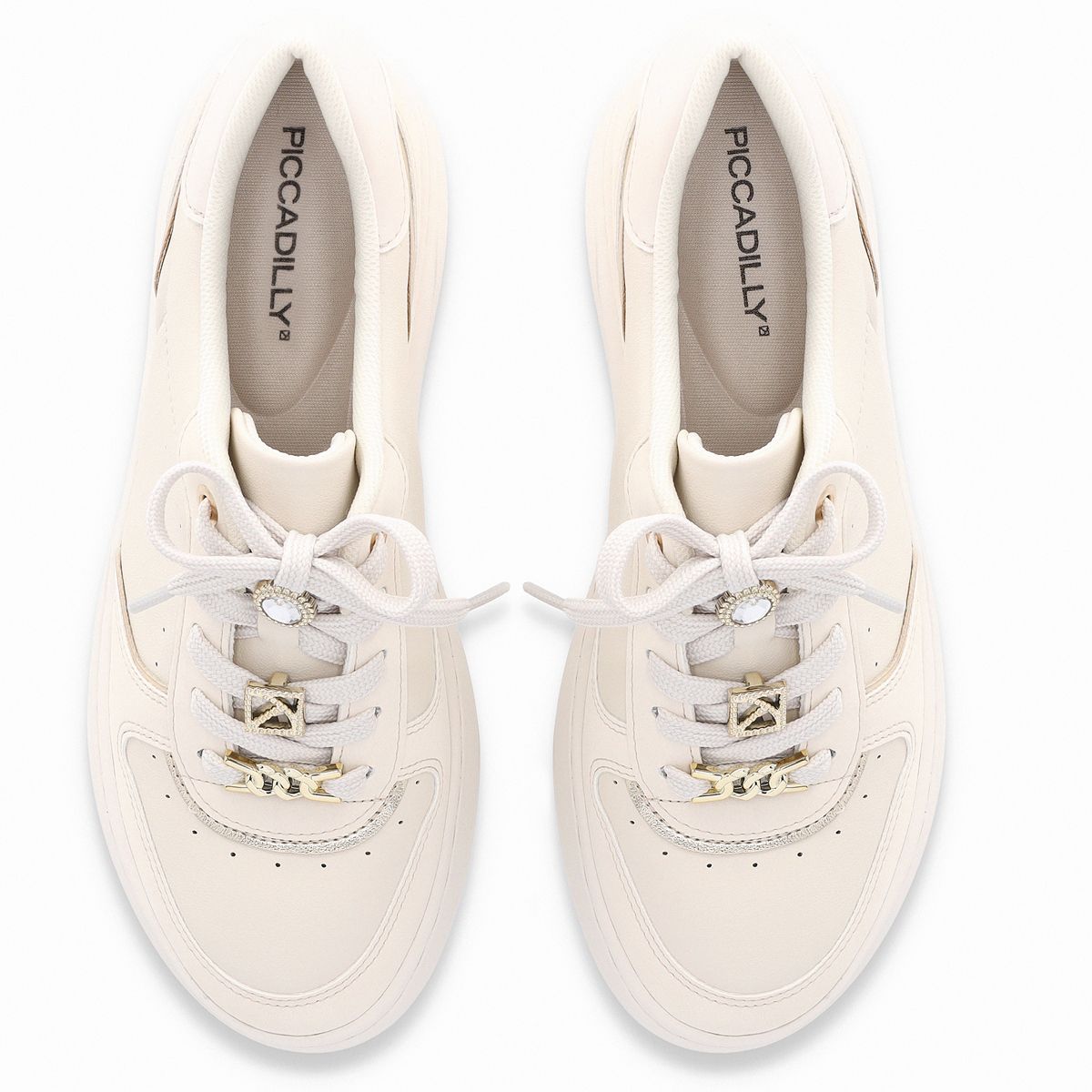 PICCADILLY - Zapatilla Mujer Beige/Dorado Beatriz Piccadilly