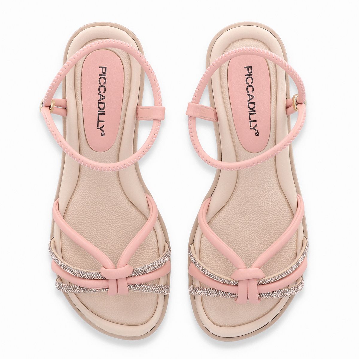 PICCADILLY - Sandalia Mujer Rosado/Strass Taila Piccadilly