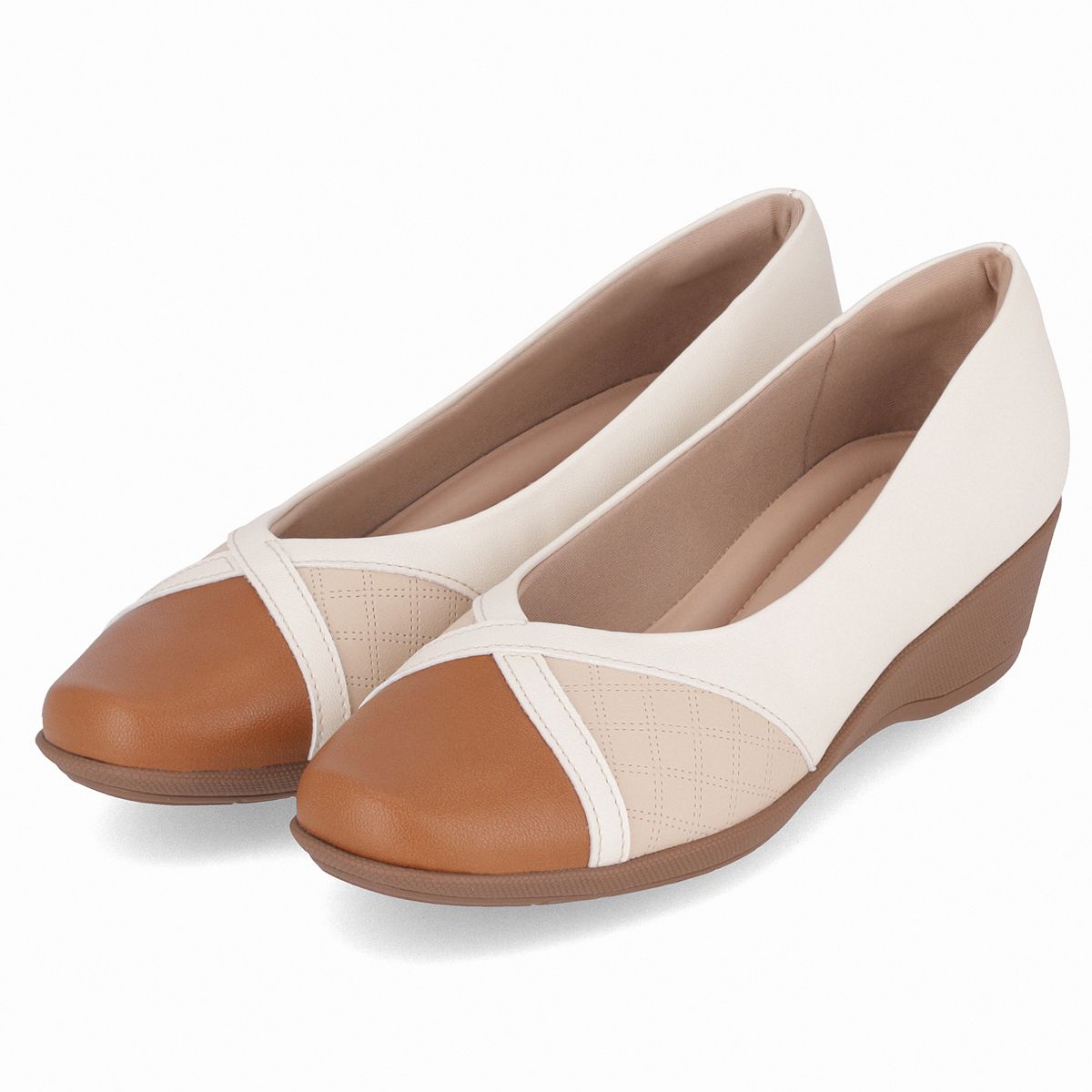 PICCADILLY - Zapato Mujer Nude/Café Ivone Piccadilly