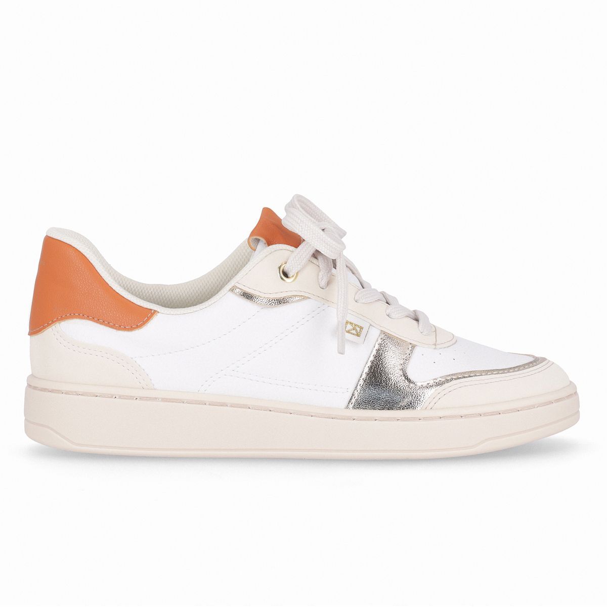 PICCADILLY - Zapatilla Mujer Blanco/Naranjo Beta Piccadilly