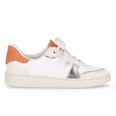 PICCADILLY - Zapatilla Mujer Blanco/Naranjo Beta