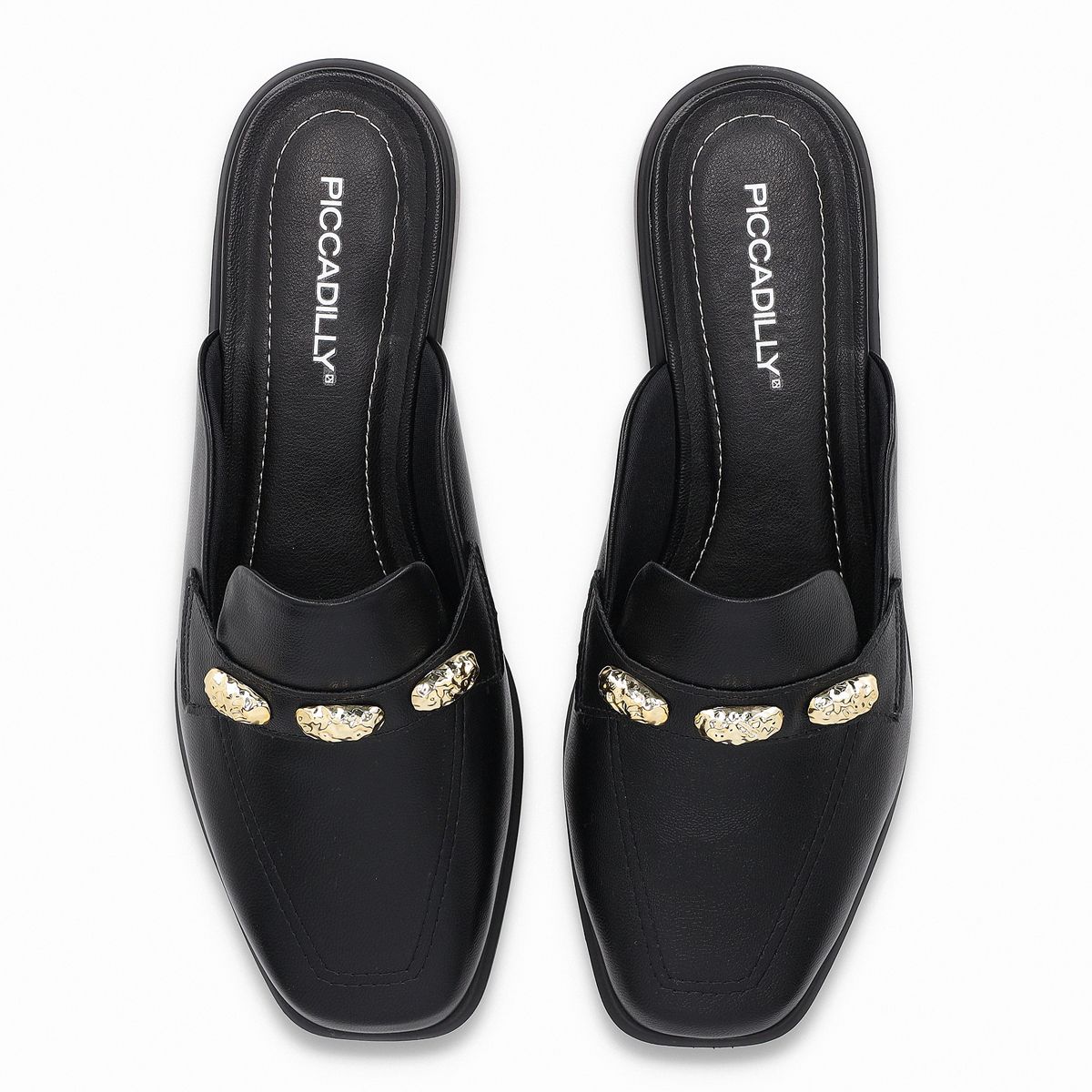 PICCADILLY - Zapato Mujer Negro/Dorado Giovanna Piccadilly