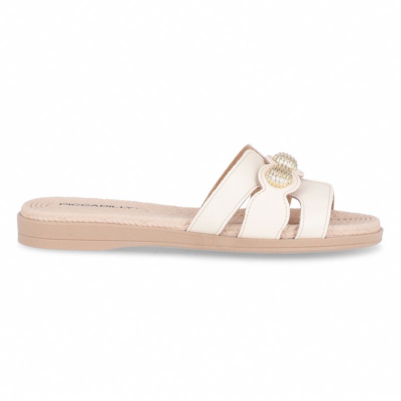 PICCADILLY - Sandalia Mujer Crema/Dorado Adla 176 Piccadilly