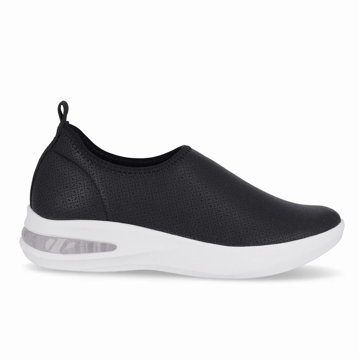 PICCADILLY - Zapatilla Mujer Negro SoftStep Anabela Piccadilly