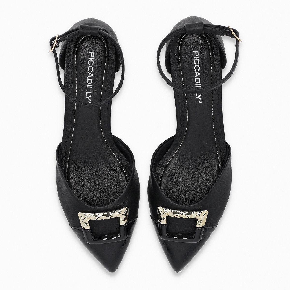 PICCADILLY - Zapato Mujer Negro/Dorado Taci 81 Piccadilly