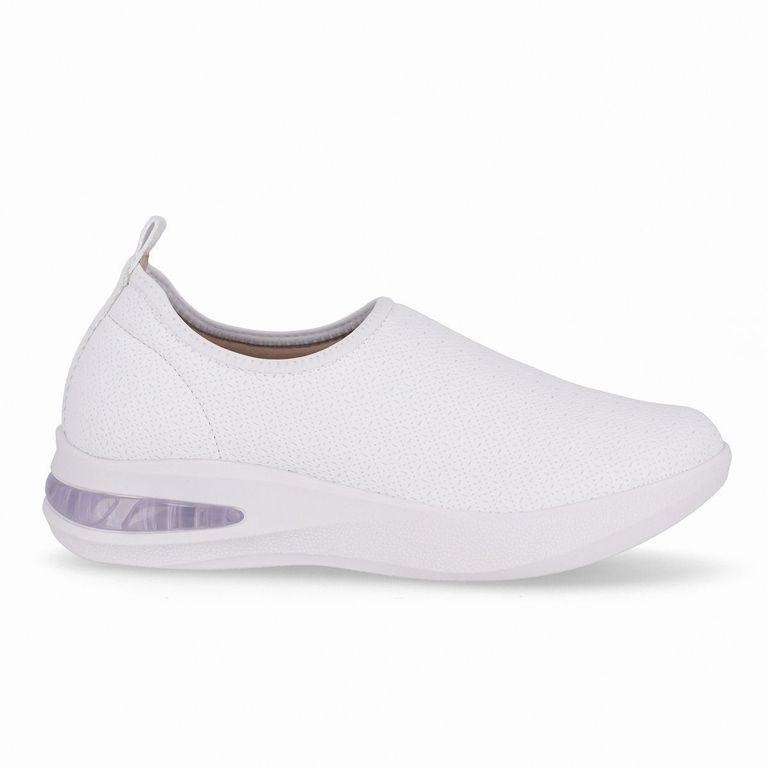Zapatilla Mujer Blanco SoftStep Anabela