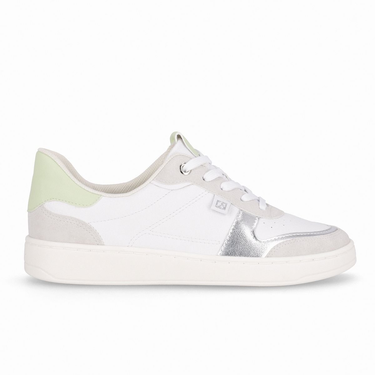 PICCADILLY - Zapatilla Mujer Blanco/Verde Beta Piccadilly