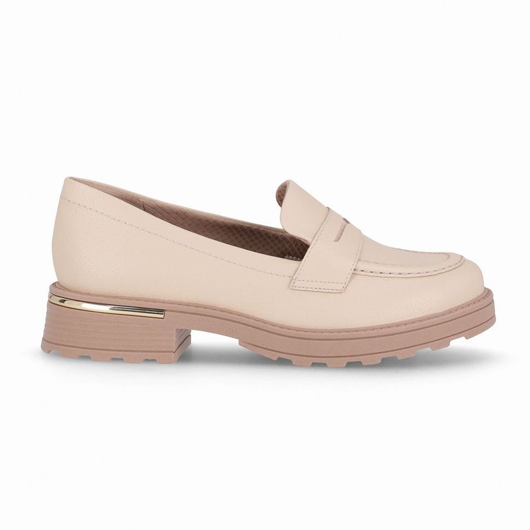 Mocasín Mujer Beige Gisa