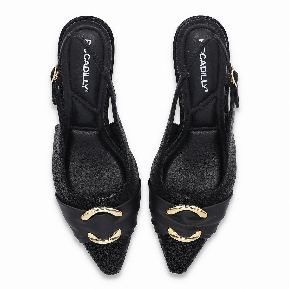 PICCADILLY - Zapato Mujer Dorado/Negro Irene Piccadilly