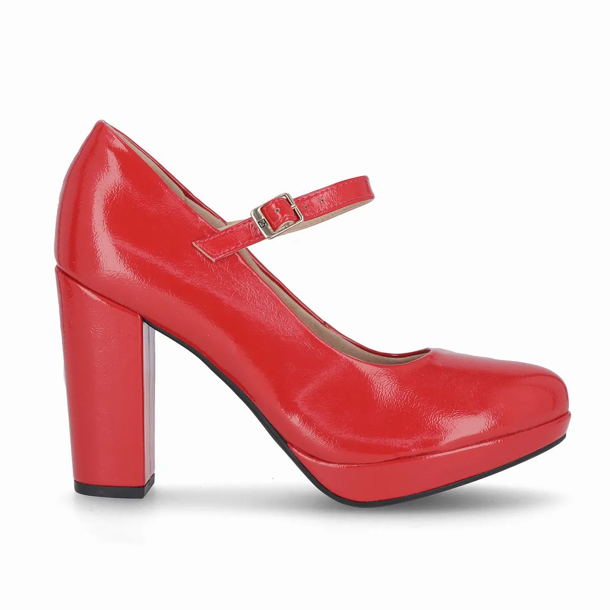 PICCADILLY - Zapato Mary Jane Mujer Rojo/Charol Evelin Piccadilly