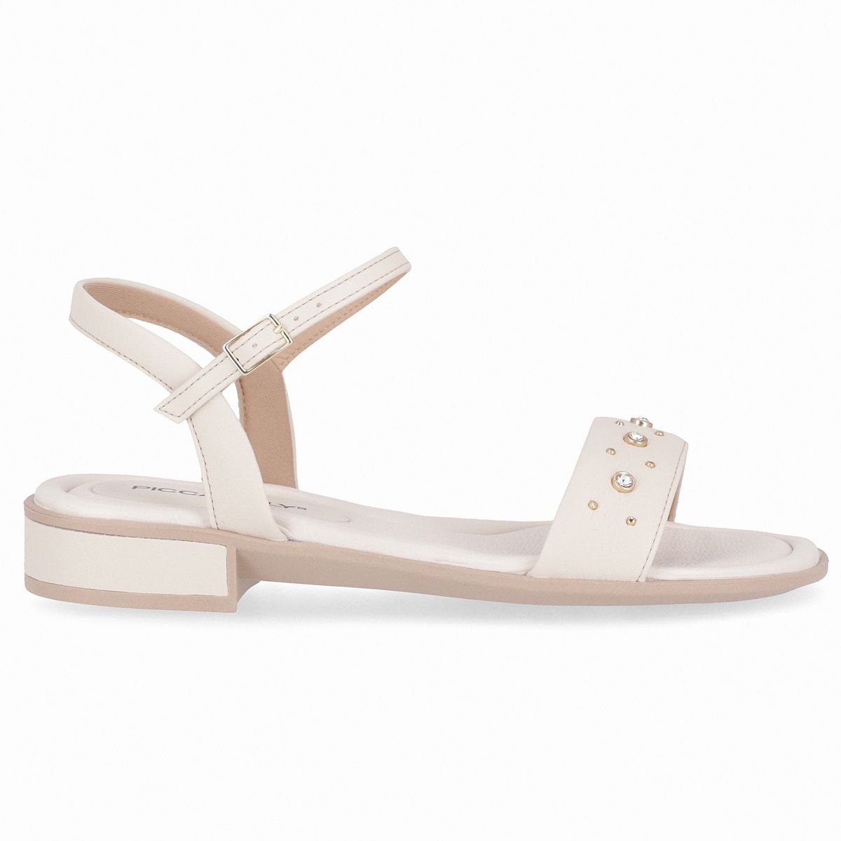 PICCADILLY - Sandalia Mujer Crema/Strass Taila 68 Piccadilly