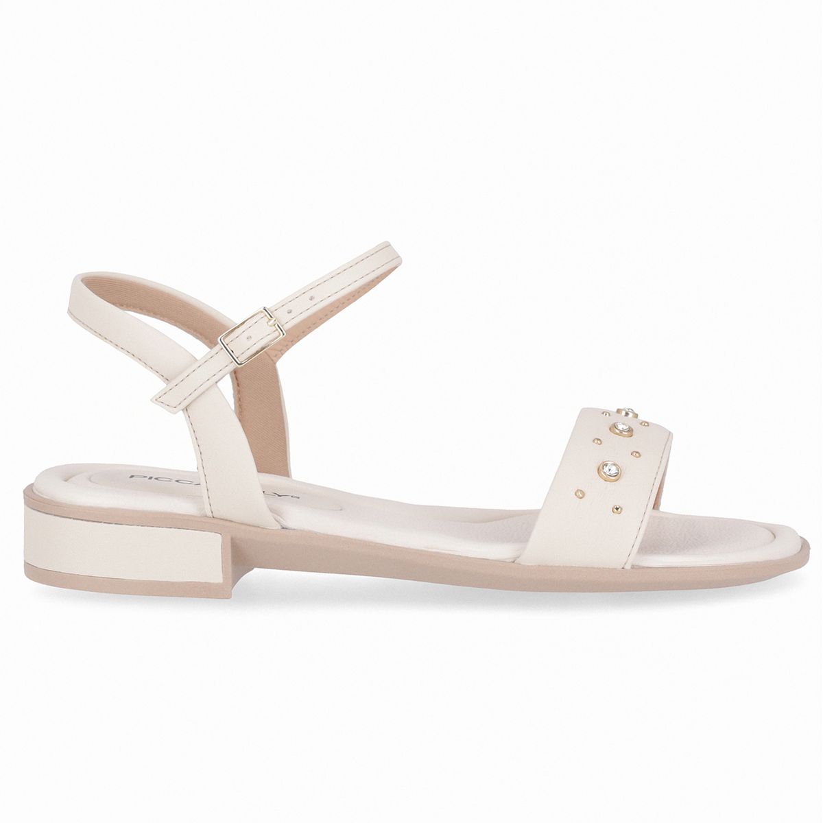 PICCADILLY - Sandalia Mujer Crema/Strass Taila 68 Piccadilly