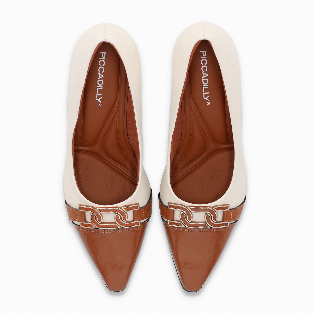 PICCADILLY - Zapato Mujer Crema/Ocre Irene Piccadilly