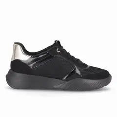 PICCADILLY - Zapatilla Mujer Negro/Dorado Fascitis Anabela
