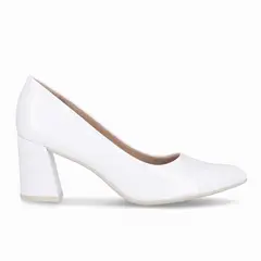 PICCADILLY - Zapato Mujer Blanco/Charol Luiza