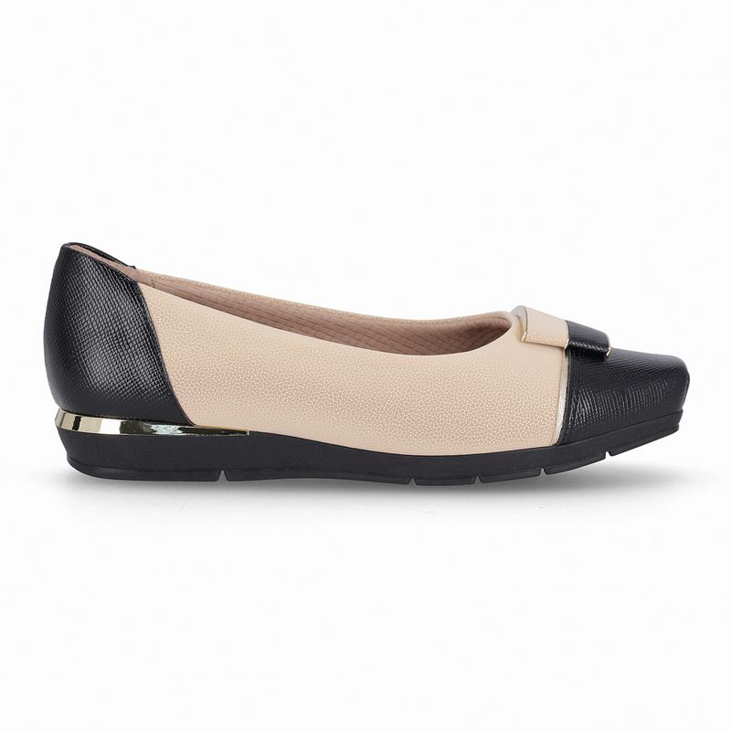 PICCADILLY - Zapato Mujer Negro/Nude Fernanda Piccadilly