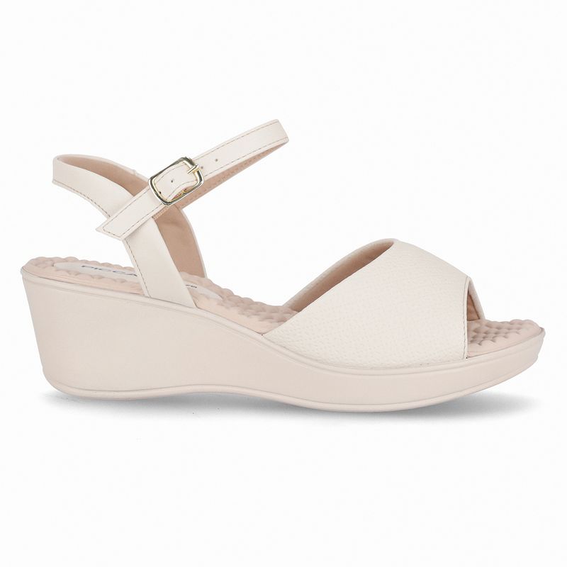 PICCADILLY - Sandalia Mujer Crema Cecilia Piccadilly