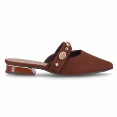 PICCADILLY - Zueco Mujer Café Silvia