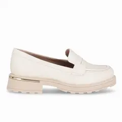 PICCADILLY - Mocasín Mujer Crema/Snake Gisa