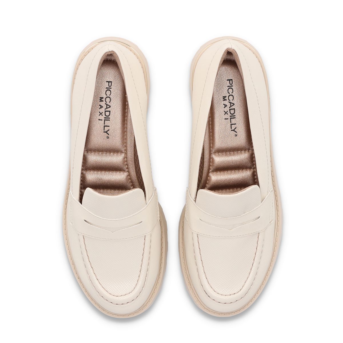 PICCADILLY - Mocasín Mujer Crema/Snake Gisa Piccadilly