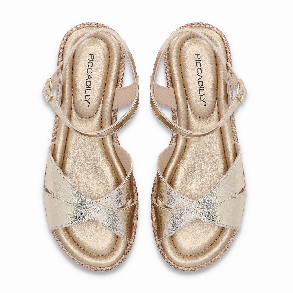 PICCADILLY - Sandalia Mujer Dorado Leia Piccadilly