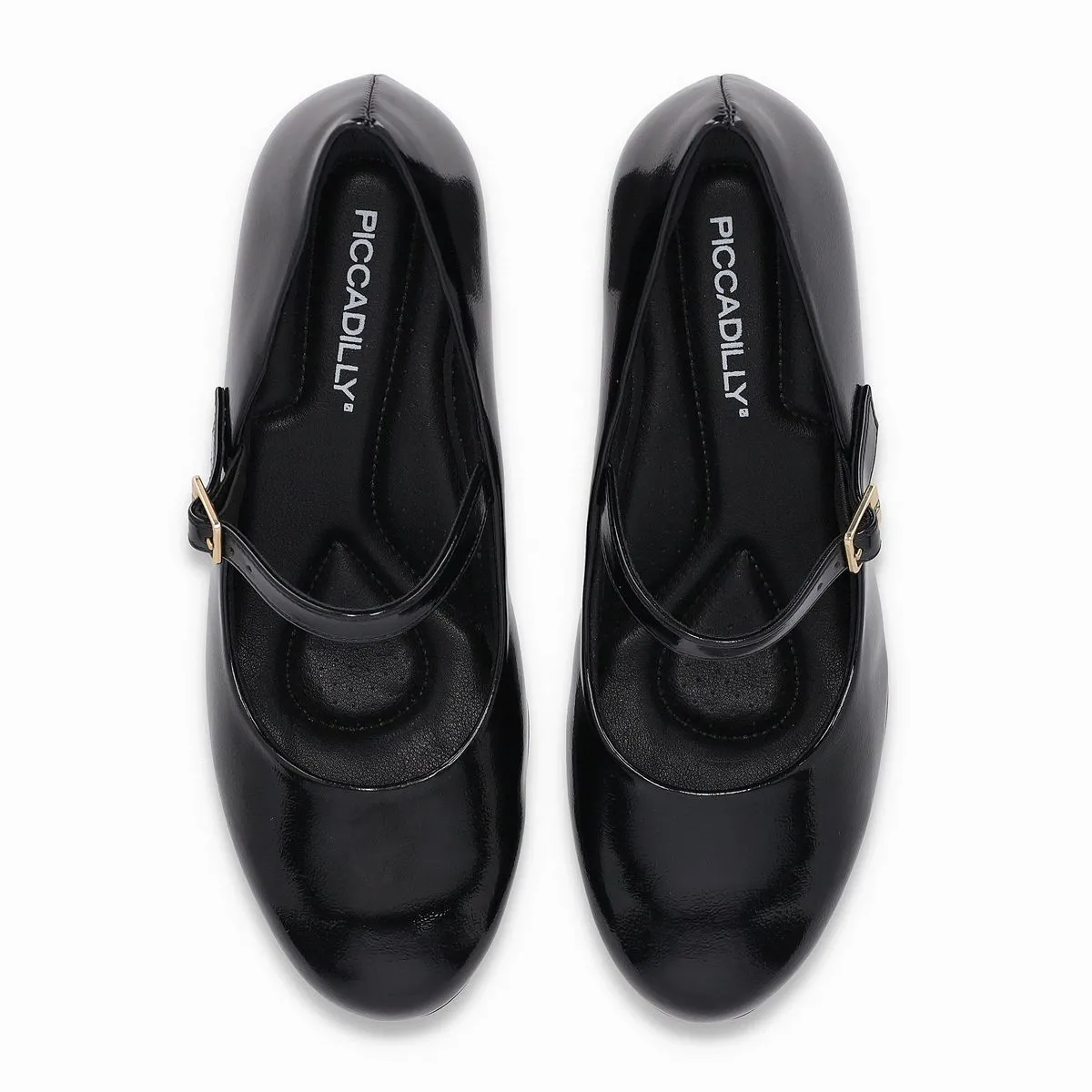 PICCADILLY - Zapato Mary Jane Mujer Negro/Charol Laura Piccadilly